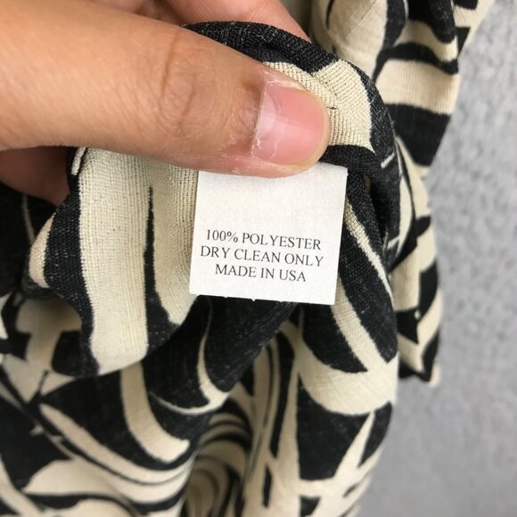 CAROLINE ROSE BLACK AND IVORY 3/4 SLEEVE'S SKIRT TOP JACKET SUIT SIZE 3X - Picture 4 of 8